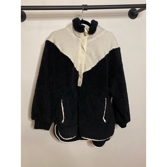 Free People Fall To Rise Fleece Quarter Snap - Picture 4 of 8
